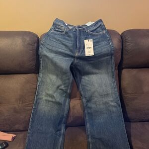 NWT!!! ZARA High-Rise Straight Wide-leg Jeans.